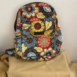 Vibrant Yellow and Orange Bohemian Backpack